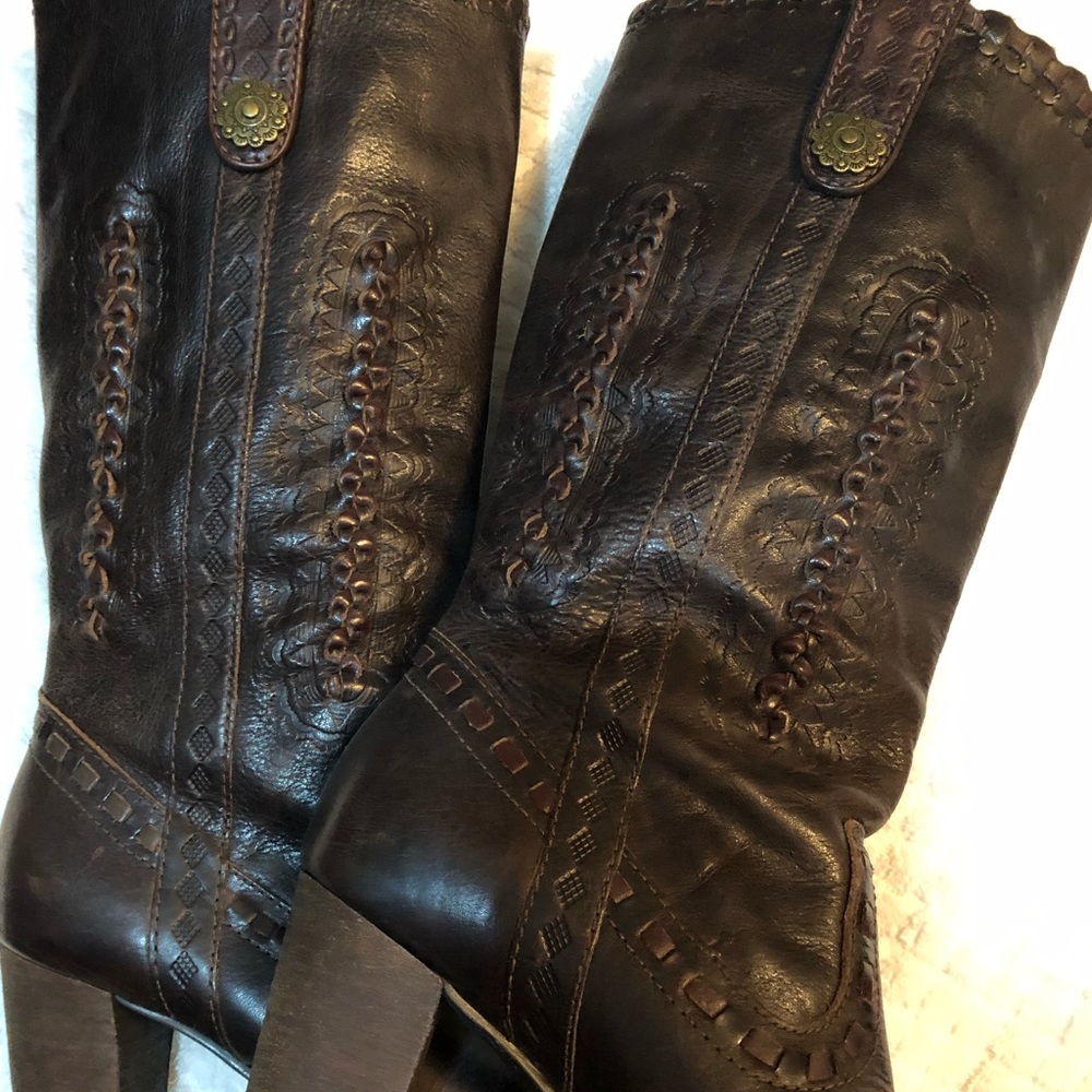 Brown Leather Boots